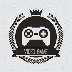 control video game isolated icon vector