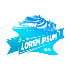 Marine Ship Icon Vector Image