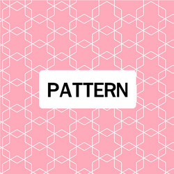 overlap hexagon pattern pink background ima vector image