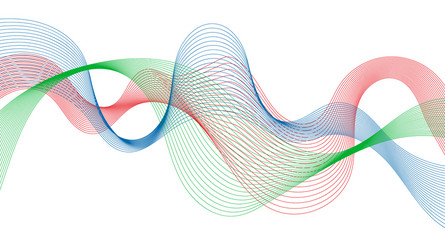 abstract backdrop with colorful wave gradient line vector image