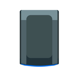 scanner top view icon digital flat device vector