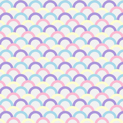 seamless pattern with bunch color round vector image