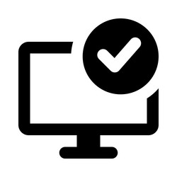 managing tasks and to-do lists on computer vector image