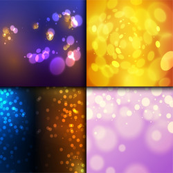 creative bokeh abstract texture colorful blur vector image