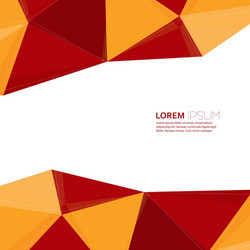 abstract background with triangles and polygonal vector image