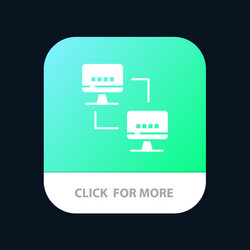 computer network computing computers mobile app vector image