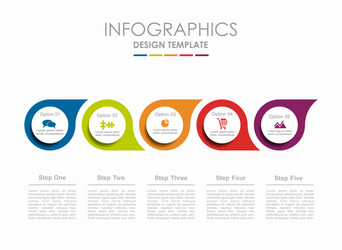 Infographic template can vector