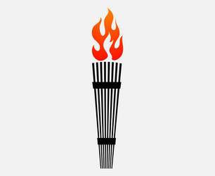 Black and White Torch Vector Images (over 2,700)