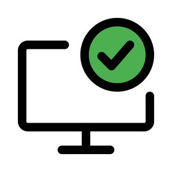 managing tasks and to-do lists on computer vector image