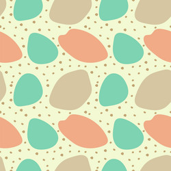 seamless pattern with abstract multicolored spots vector image