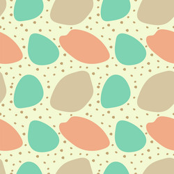 Seamless pattern with abstract multicolored spots vector