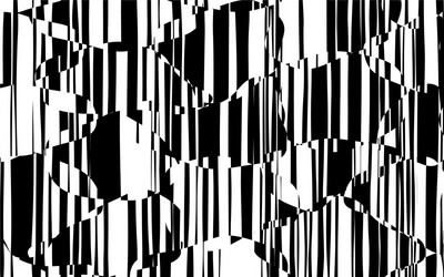 random chaotic lines abstract geometric pattern vector image
