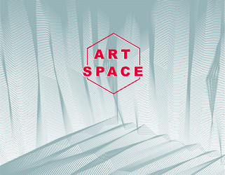 abstract artistic background for design linear 3d vector image