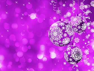 elegant christmas card with balls eps 8 vector