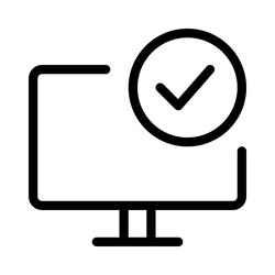 managing tasks and to-do lists on computer vector image