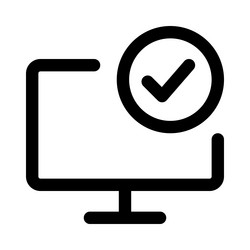 managing tasks and to-do lists on computer vector image