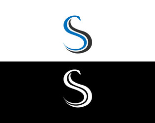Gss and ssg initial logo design Royalty Free Vector Image