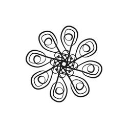design element on a white background vector image