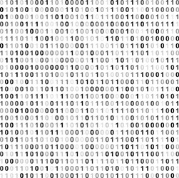 binary code background vector image