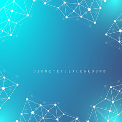 Connected Network Abstract Background vector image