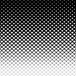 Hexagonal Halftone Pattern vector image