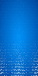 Binary Code Screen Gradient vector image