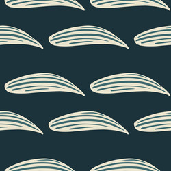 abstract botany seamless pattern with white lily vector image