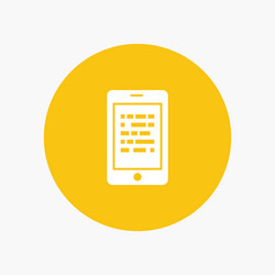 mobile read data secure e learning vector image