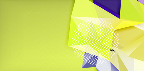 triangular low poly background design vector image