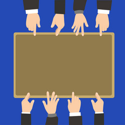 flat design empty esp template vector image