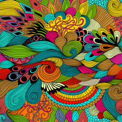seamless pattern abstract background with colorful vector image