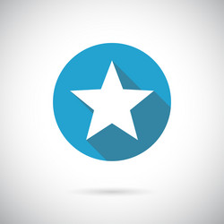 Crescent star flat Royalty Free Vector Image - VectorStock