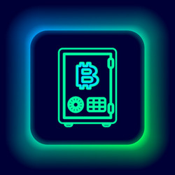 Glowing neon line prostake icon isolated vector