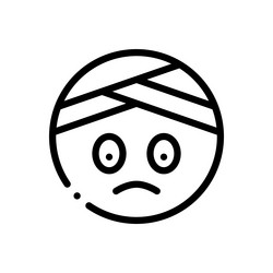ink icon thin linear style design isolated vector image