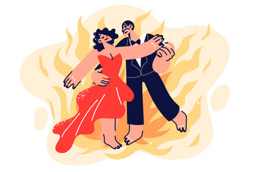 Salsa Couple Dance Vector Images (over 1,400)