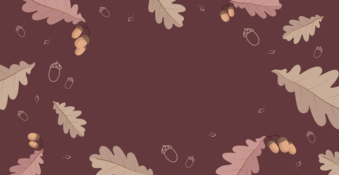 abstract autumn web background template with many vector image
