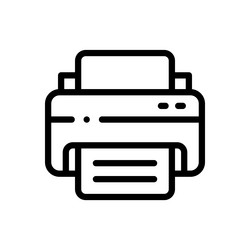 ink icon thin linear style design isolated vector image