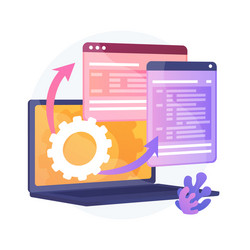 Web Page Workflow Concept vector image