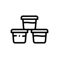 ink icon thin linear style design isolated vector image