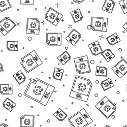 black js file document icon download button vector image