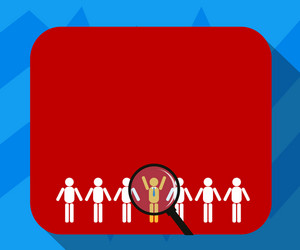 design business empty template isolated minimalist vector image