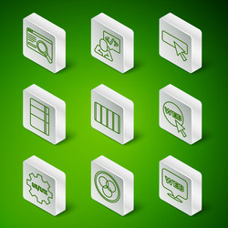 set line web and graphic design rgb cmyk color vector image