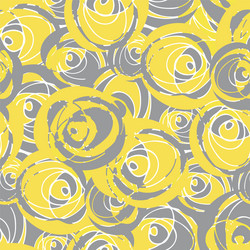 abstract paint dab circle seamless pattern vector image
