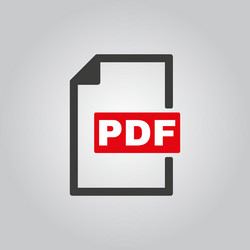 pdf icon file format symbol flat vector