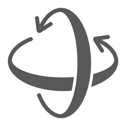 Rotation Axis Icon - Pivot & Rotate vector image