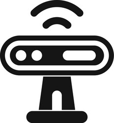web camera sensor icon simple style vector image