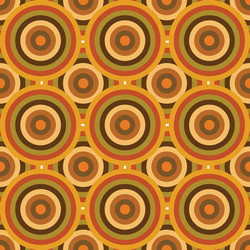 circles with color palette seamless pattern vector image
