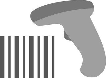 bar code reader vector image