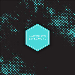 Halftone Dots Pattern Background vector image
