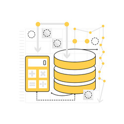 Data Management Server Concepts vector image